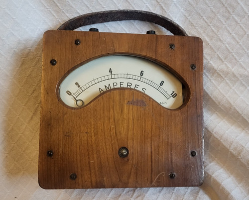 Vintage antik elektro - elektro, ampere