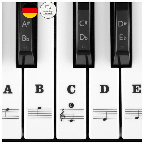 Klavier keyboard aufkleber - keyboard,
