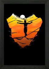 Slackline Sonnenuntergang