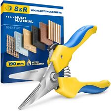 S&R PROFI Mehrzweck-Universalschere, Edelstahl 190mm Allesschneider Kombischere