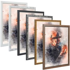 Bilderrahmen Eleganz Holz MDF Bild Foto Poster Rahmen Modern Große Auswahl