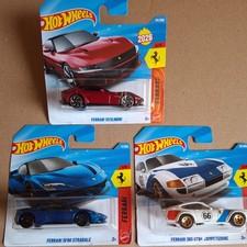 3x Hot Wheels Ferrari Set, 12
