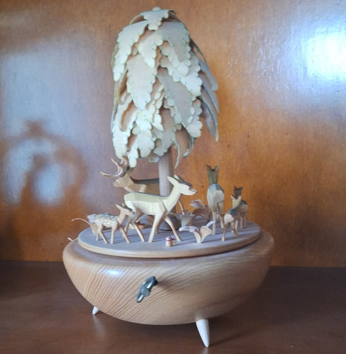 Holz spieluhr spieldose - holz, spieluhr/spieldose