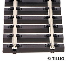 Tillig 83125 Holzschwellen-Flexgleis - Länge 664 mm, TT