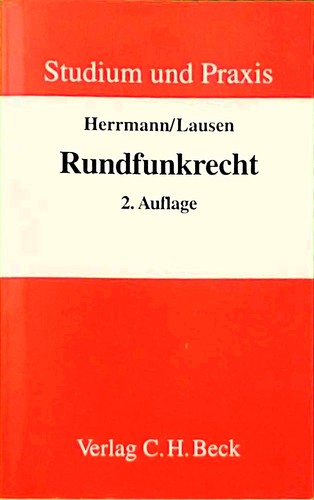 Rundfunkrecht fernsehen und - rundfunkrecht:,