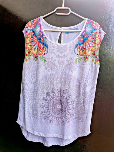Desigual shirt weiß mit - weiß,