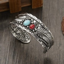 Armreif Feder Schmuck Boho