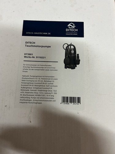Homa ditech tauchpumpe mit - ditech,