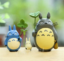 3 Stück Anime Studio Ghibli Mein Nachbar Totoro Harz Figur Modell Spielzeug NEW