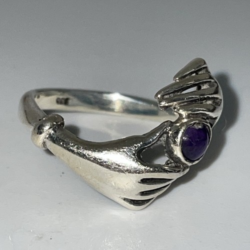 835 silber ring hände - 835,