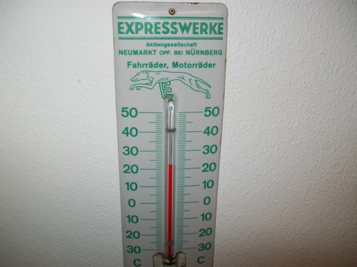 Altes original thermometer - original,
