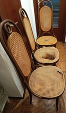 3 Thonet Stühle 80 Nr. 14 ,Original, Sitzgeflecht reparaturbedürftig