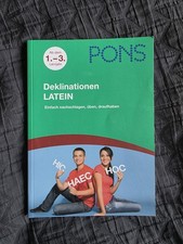 Übungsbuch / PONS Deklinationen Latein / ab dem 1. Lernjahr / Taschenbuch