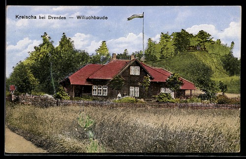 Ansichtskarte kreischa blick - ansichtskarte, kreischa,