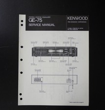Original KENWOOD GE-75 Graphic