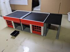 H0 HO 1:87 Gebäude LKW Garagen mit Carport Bausatz gr sw weiß rot (33)