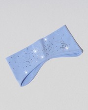 Stirnband Blau mit Swarovski von Sagester One Size