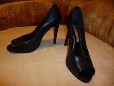 High Heels Peep-Toes Pumps, Marke Buffalo, getragen!