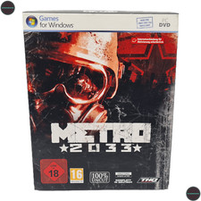 Metro 2033 IBM PC DVD Spiel Big Box CIB THQ 2010 Vintage USK18