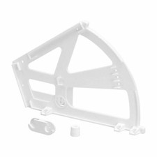 SO-TECH Schuhschrankbeschlag 2-fach reinweiß Dreh- Kippbeschlag für Schuhschrank