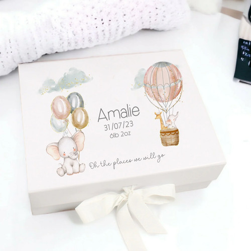 Personalisierte babybox rosa - personalisierte,