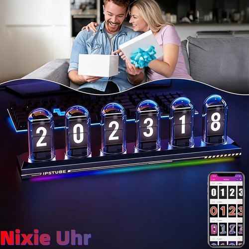Nixie tube smart app clock - smart,