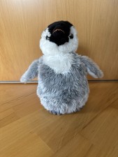 Teddy Herrmann Kuscheltier flauschiger Pinguin 23 cm- unbespielt neuwertig 