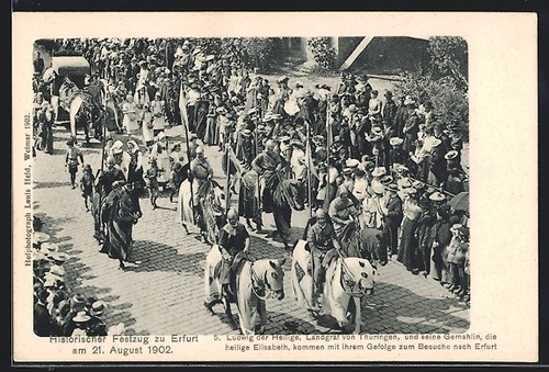 Erfurt historischer - ak, erfurt,