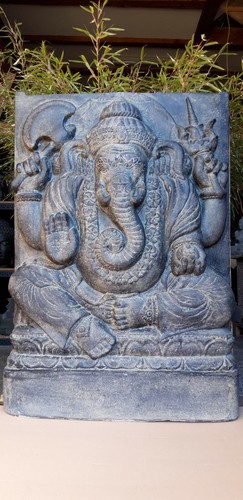 Ganesha brunnen relief - ,
