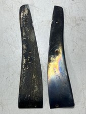 Mercedes R107 C107 2x Chromblende Tür gebraucht zum neu verchromen