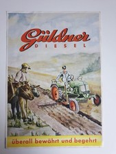 Original Prospekt Güldner