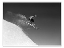 Poster Skifahrer Nostalgie - Vintage Ski Collection