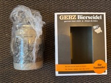 Gerz Bierseidel Bamberg mit Zinndeckel Sammlerkrug Bayern Oberfranken NEU & OVP