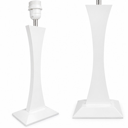 Lampenfuß weiß modern - , 40cm