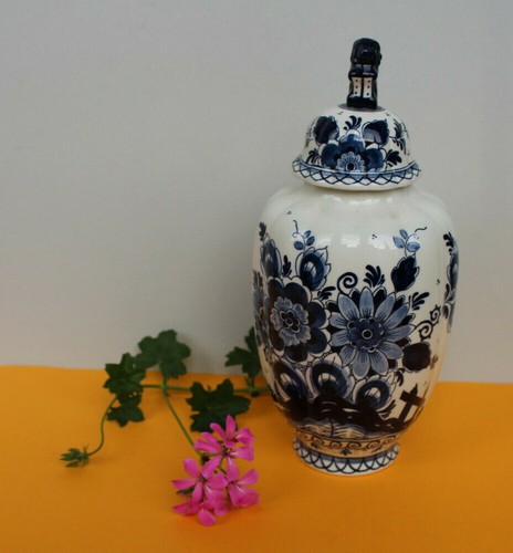 Deckelvase krone royal - ,