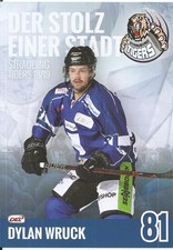 Dylan Wruck / Straubing Tigers / Saison 2018-2019 / Autogrammkarte