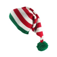 Weihnachtsstrickmütze Unisex Erwachsene Weihnachtsmannmütze Beanie Warme Mütze
