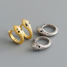 Damen Creolen Schlange