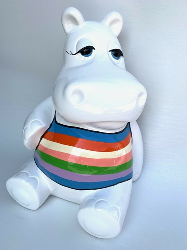 Nilpferd designer deko - nilpferd,