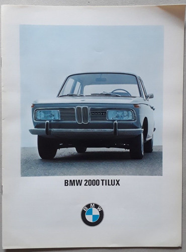 Bmw 2000 tilux prospekt 1968 - bmw,