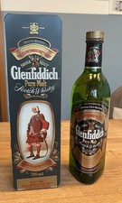 Blech Dose + Whisky OVP Glenfiddich Rarität Clan Stewart Rarität aus den 80’er