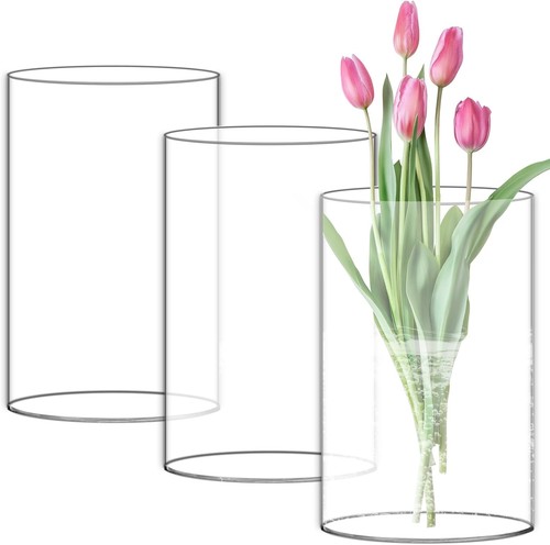 3er set glasvasen borosilikat - 3er,