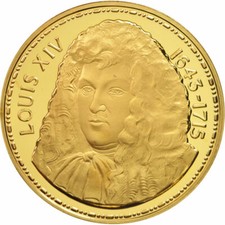 [#417132] France, Medal, Louis XIV, History, MS(65-70), Vermeil