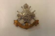 MILITÄR MÜTZENABZEICHEN NOTTS & DERBY SHERWOOD FÖRSTER 4,5 CM MAL 4,5 CM (195)