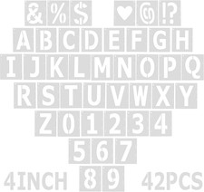 42 Stück 10 cm Schablone