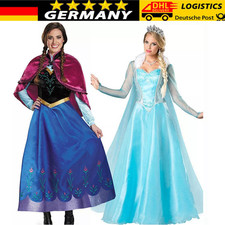 Frozen Anna Elsa Kostüm Damen