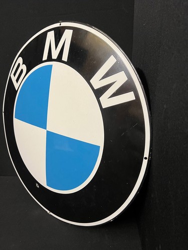 Bmw emailleschild logo - bmw,