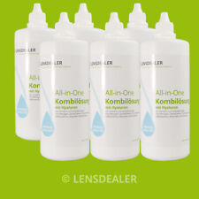 Lensdealer All in One Kombilösung 6 x 360ml mit Hyaluron Kontaktlinsen Pflege...