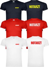 T-Shirt Shirt Notarzt Funshirt Arzt Berufsbekleidung Karneval Fasching 