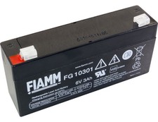 FIAMM FG10301 6V 3,0 Ah Bleigel Blei Akku 10301 AGM ersetzt Ultracell UL 3.4-6